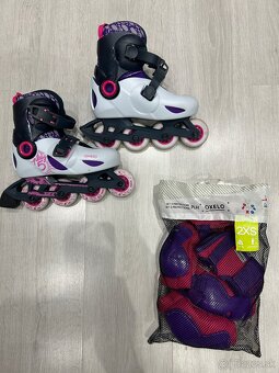 Korčule kolieskové + chrániče - 7