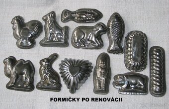 originálne - STAROŽITNÉ FORMIČKY na pečenie, pre zberateľov - 7