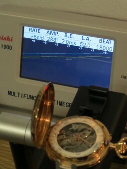 HUMBERT - Vreckové hodinky DROZ KALENDER 18K 750 GOLD - 7