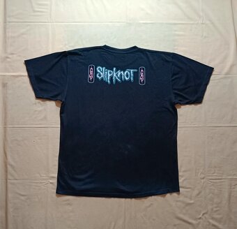 Slipknot čierne tričko s potlačou rock metal deathmetal XL - 7