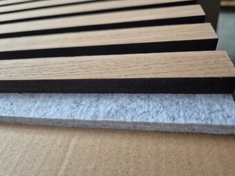 XXL 260x60x2,1cm Akustické panely- DREVO žiadna fólia - 7