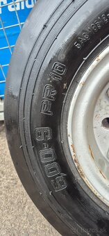 Predám 2ks. komplet kolesá 6,00-9 10PR. - 7