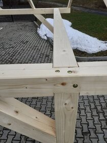 Drevený prístrešok 4,6x3,5 m s dovozom ČR i SR - 7