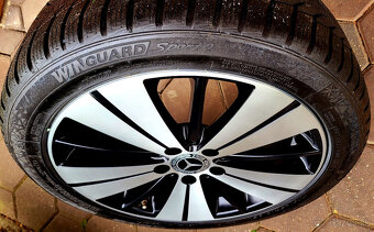alu R18 5x112 orig. Mercedes B + A + CLA, zimné pneu 225/45 - 7