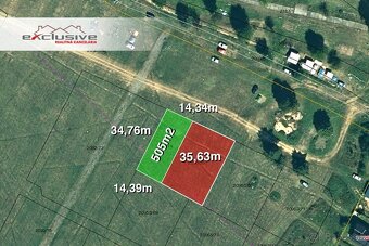 EXKLUZÍVNY POZEMOK – DOMAŠA-DOBRÁ – 505 M2 - TOP MIESTO - 7