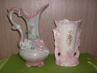 karafy, svietniky, poháre, džbán, vázy, koreničky - 7