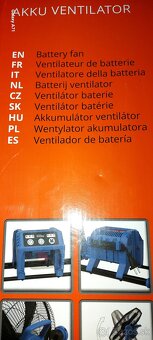 Akú ventilátor - 7