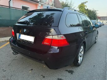 BMW 535d e61, Čr, 2. majitel, kombi, panorama atd - 7