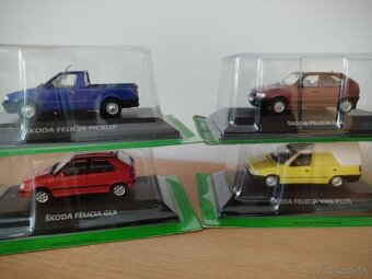 Predám modely škoda 1:43. cena za kus. - 7