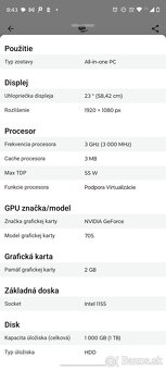 PC All In One PC Lenovo IdeaCentre C540 - 7