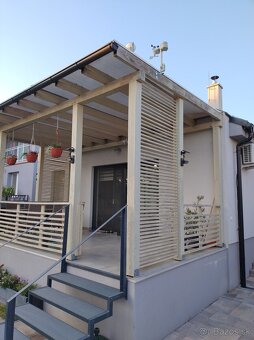 Drevenná pergola na terasu - 7