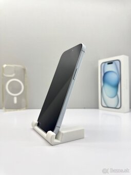 Apple iPhone 15 BLUE 128GB ORIGINÁL STAV+Príslušenstvo - 7
