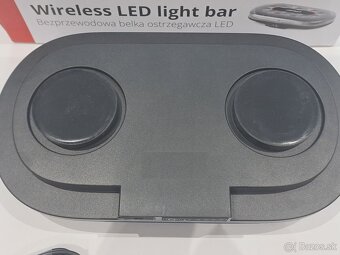 Bezdrôtová LED Majáková rampa 32cm x 19cm s diaľkovým - 7