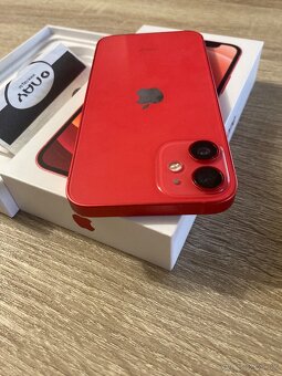 iPhone 12 Mini / 64GB Product Red /nova batéria/ TOP stav - 7