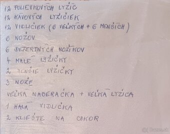 Starožitný strieborný príbor / 3 kg / - 0.80 centov - 7
