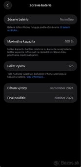 Predám Apple Iphone 16Pro Max 256gb natural titan - 7