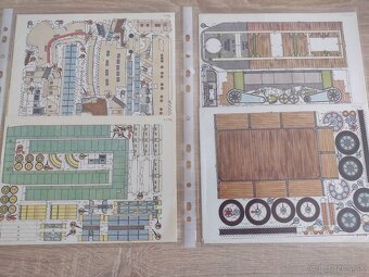 Vystrihovačky, papierové modely 2 - 7