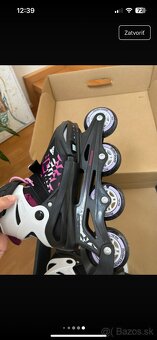 Rollerblade dievčenské korčule nastaviteľné 33-38 - 7