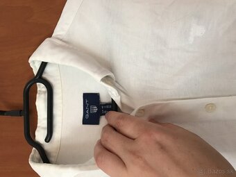 GANT originál snehobiela damska bluzka 38/40 - 7