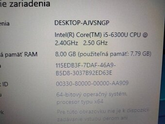 HP elitebook 840 G3 / 8gb ram / Intel core i5 / 256gb ssd- - 7