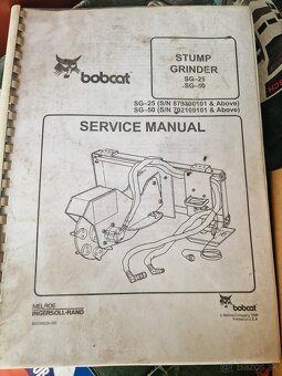 Fréza na pne Bobcat SG50 - 7