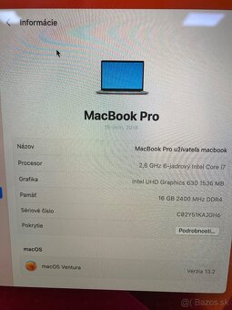 Apple MacBook Pro 15" 2018 Space Gray Wi-Fi  - 1 Cyklus - 7