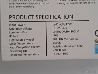Led žiarovky H7 - 42W - CanBus - 4800 Lm - 7