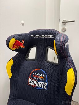 Herná závodná sedačka + volant - 7