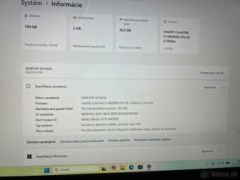 Notebook Fujitsu Celsius H760 - 7