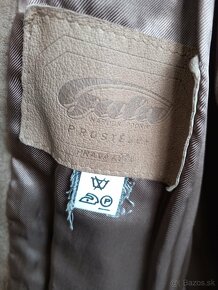 Kožená bunda hnedá - 7