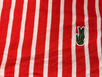NOVÉ LACOSTE originál pasikave pánske polotricko M/L - 7