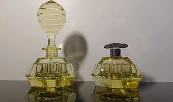 Krásna uranová Art Deco súprava - 7