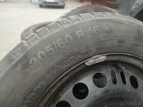 Plechové disky s zimnými pneumatikami Continental 205/60 R16 - 7