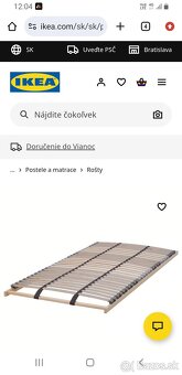 Manželská posteľ s roštami - 7