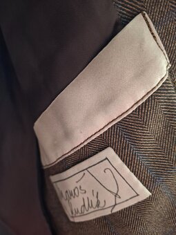 Pansky tvidovy oblek - 7