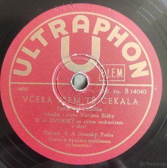 Predám staré šelakové platne - 7