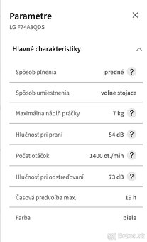 Práčka LG F74A8QDS - 7