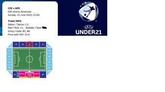 EURO U21 - Vstupenky - 7