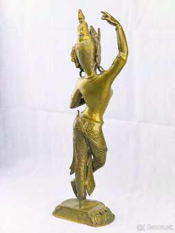 Veľká bronzová socha Tara Mudra Maja 52cm - Nepál - 7
