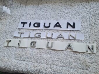 Chrómové a čierne nápisy na kufor VOLKSWAGEN - 7