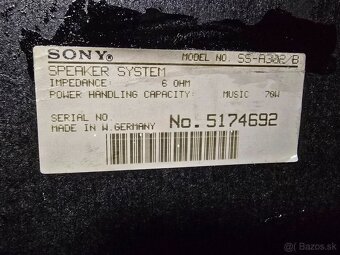 SONY SS-A302/B reproduktory - 7