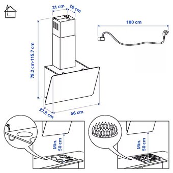 novy digestor IKEA BEJUBLAD, povodna cena €479 - 7