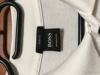 HUGO BOSS originál white pánske polotricko L/XL - 7