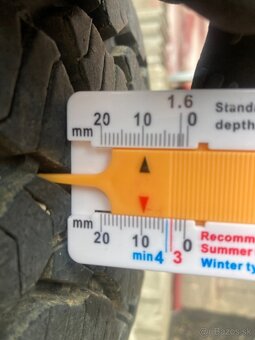 ALU rozteč 6x 139,7, pneu 245 75R17 vzorek 9,5mm - 7