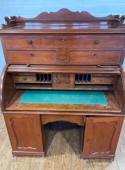 Stôl písací roletový “ Biedermeier “ ( 141 ) . - 7