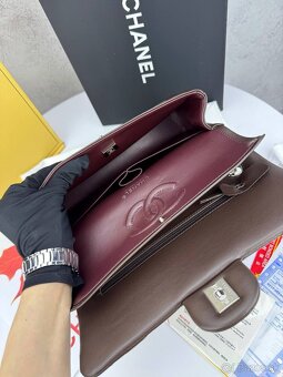 Elegantná dámska kabelka v štýle Chocolate Silver - 7