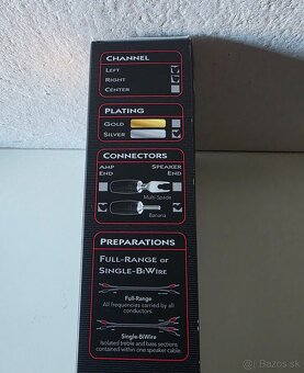 Audioquest rocket 44, repro kable, dlzka 2x2.5 m, zaruka - 7