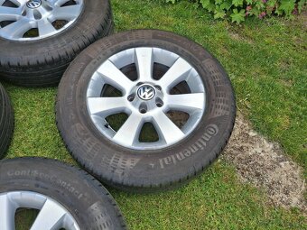 16" ALU 5x112 orig VW a iné + 215/65 r16 8mm TOP - 7
