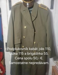 Vojenske uniformy, baranice, opasok, púzdro, taška. - 7