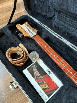 Rickenbacker 4003S Mapleglo – kufor + straplocky - 7